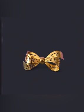 Vintage CORO Bow Brooch – Mid-Century Modern Elegance